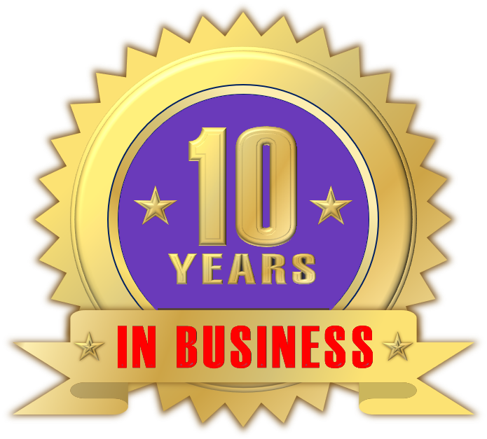 10 Years in Business